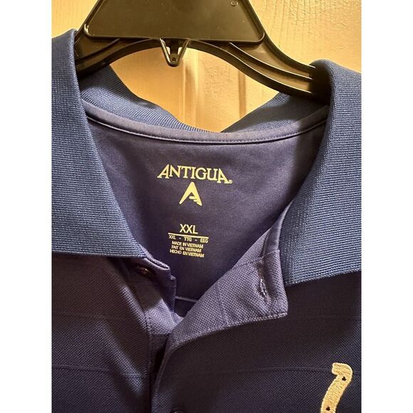 Men's Antigua Indianapolis Colts Blue Polo Shirt Sz XXL NFL Antigua Colts Polo - Picture 5 of 5